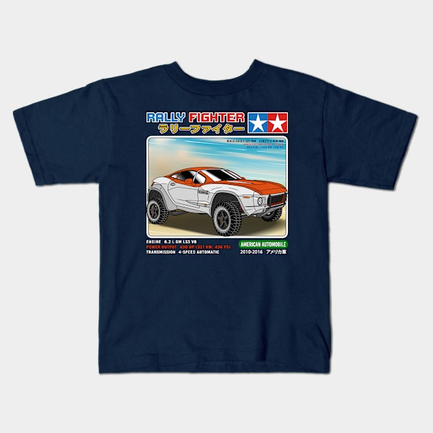 4x4 Rally Fighter Off-Road Crossover Kids T-Shirt by Guyvit